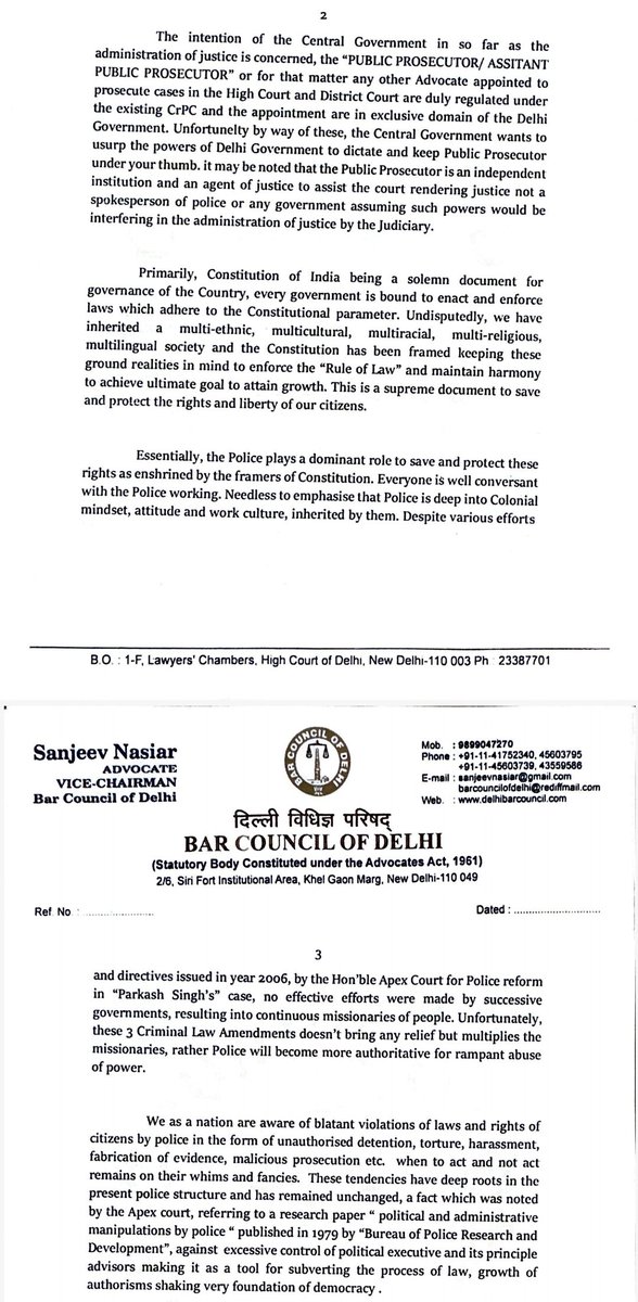 In a scathing criticism of the three new criminal laws, which will come into force tomorrow, Bar Council of Delhi has asked Union Home Minister Amit Shah to defer implementation of the Unconstitutional laws, which, it says, are also against judgments of the Supreme Court.