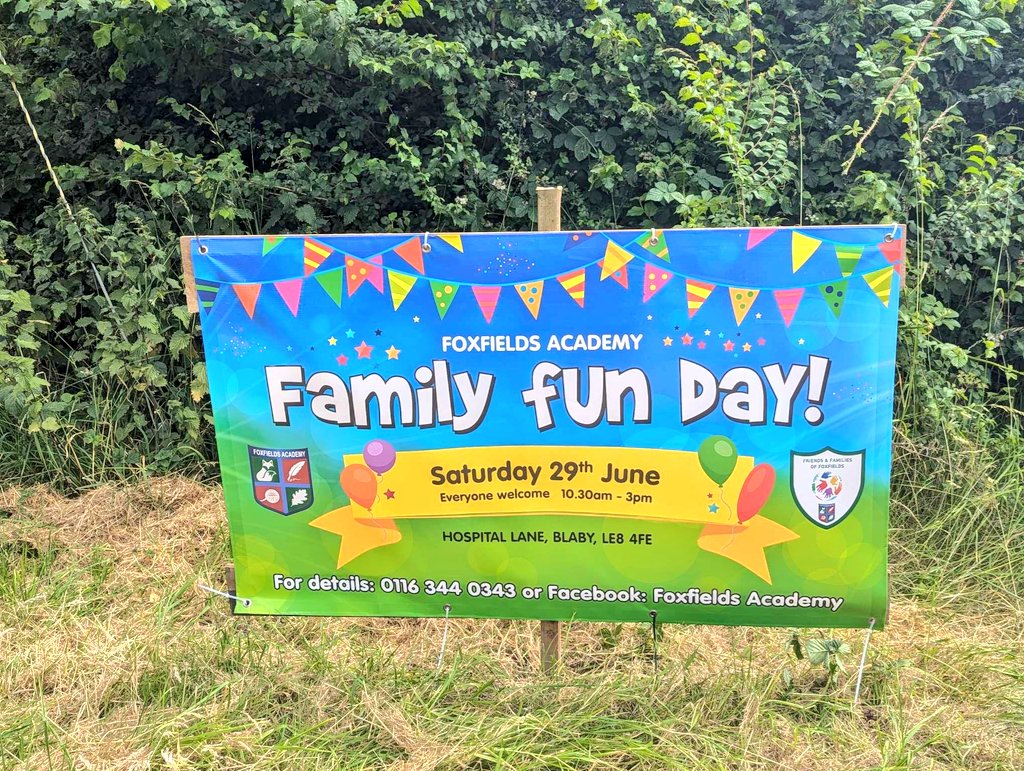 FoxfieldsAca's tweet photo. We would like to say a huge thank you to our amazing school community for making our first-ever Family Fun Day at Foxfields a success! ☀️
An impressive £1458.90 was raised for Friends and Families of Foxfields! 🦊🌟 #CommunitySpirit #FoxfieldsFunDay #summerfayre https://t.co/x5EBVx4S11