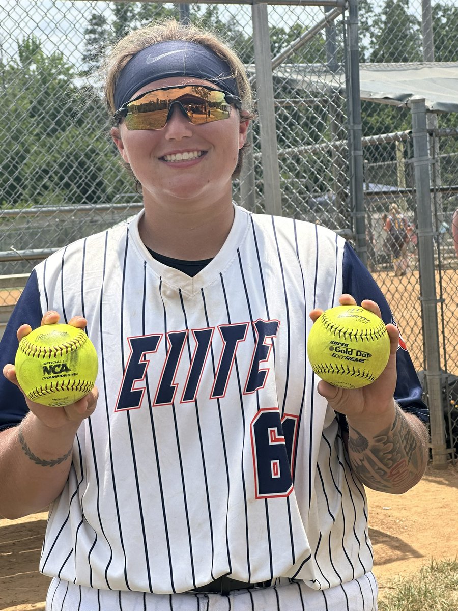 DeanMeaghan's tweet photo. went yard twice today (90 career home runs). overall, had a great weekend offensively and defensively. (the rooster at the end was me 😂)  #dingerdean @IHartFastpitch https://t.co/AYyMx1PSsl