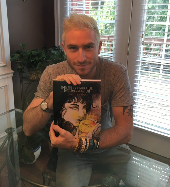JGordonBramer's tweet image. My buddy, Nicholas Petricca, lead singer of the band, Walk the Moon, w my 1st book, Fixed Stars Govern a Life: Decoding Sylvia Plath (2014, Stephen F. Austin State U Press). It's now out of print but hit me up w a DM if you'd like to buy a copy of the PDF for $5
#WalkTheMoon #WTM