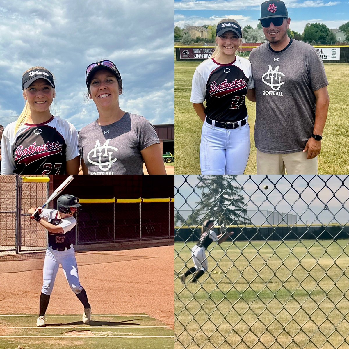GraceHuber27's tweet photo. Thank you to all- Coach Lovato, Hinojosa, Mort, college players, and prospects for an amazing Mesa Camp today at Horizon HS!  Grateful for the opportunity to put in some work with you all!  Go Mavericks!!

@colomesasb
@07Batbusters
@batbusterscoach https://t.co/fDHk16TlzT