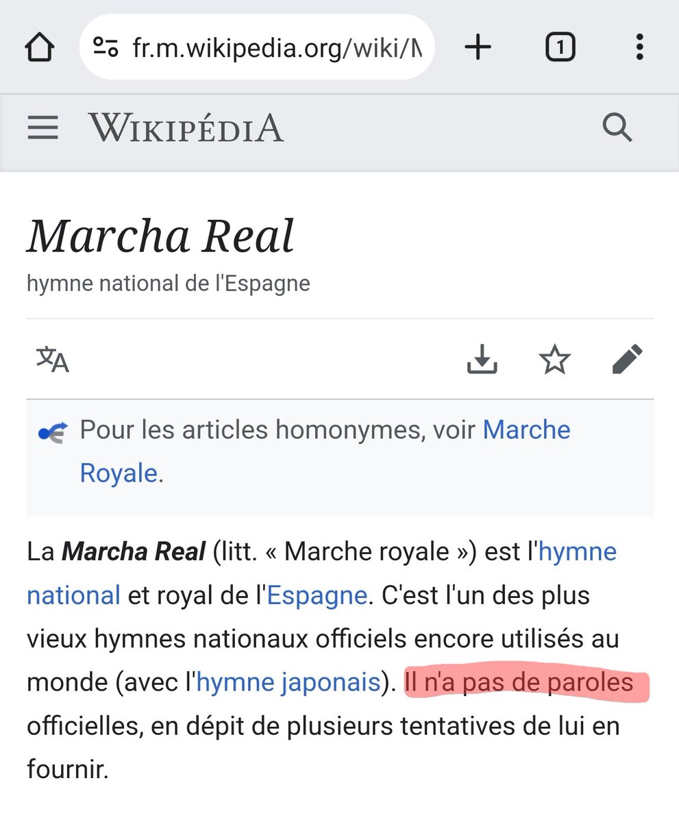 metromaj's tweet photo. @Sidenzerr Il y a pas de paroles dans l'hymne espagnole https://t.co/6eAFSmAKCO