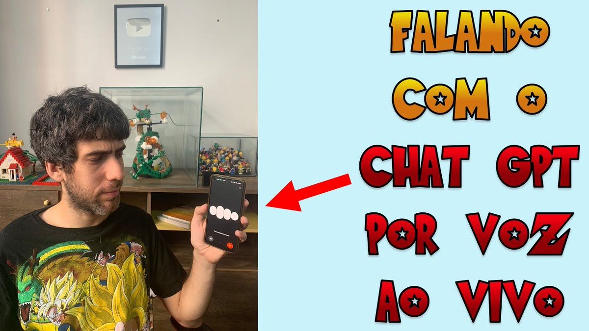 PiccoloNeto's tweet photo. https://t.co/v1Z161iNXt
https://t.co/v1Z161iNXt
Vamos testar juntos o Chat GPT por voz! Vou conversar com a IA como que fosse pelo telefone, o que é bem bizarro! E Vai ser sobre Dragon Ball! E vou mandar pro GPT as perguntas de vcs! Hoje 17 horas ao vivo! =) https://t.co/P5AuF2tgeS