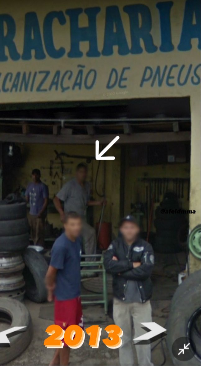 Alex Pereira has such an incredibly inspiring story. 

This is a Google Maps image of him working at a tire shop in Brazil in 2013.

He went down a path of alcoholism during this time. 

He rebuilt himself into one of the greatest combat sports athletes of all time.