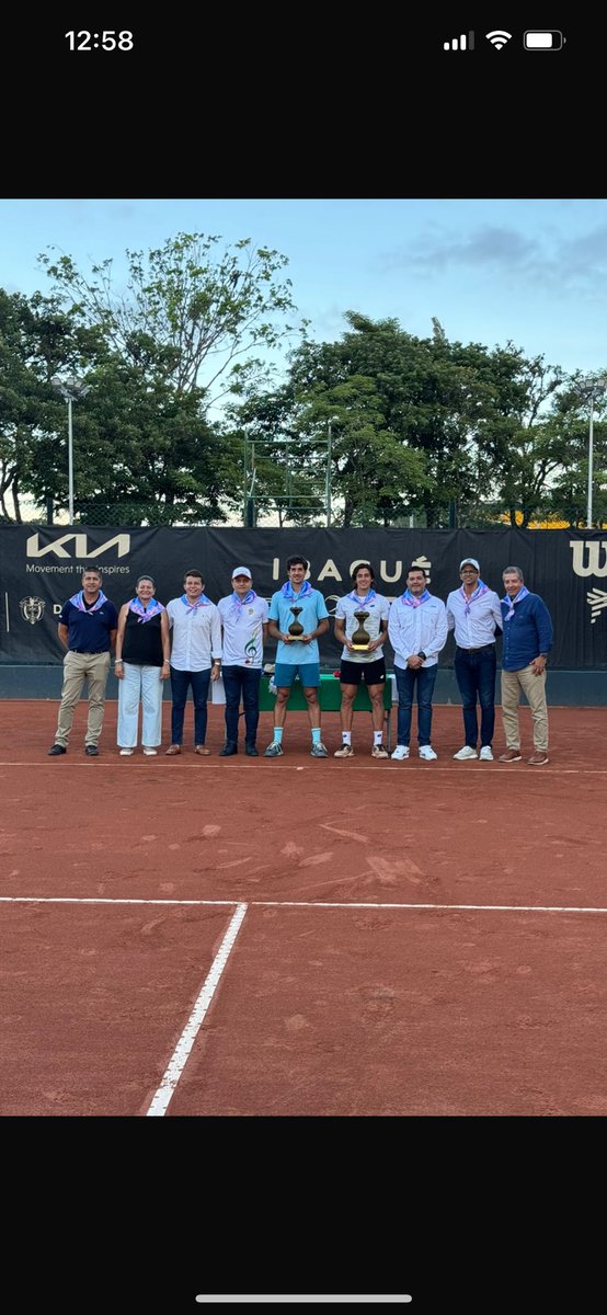 JhanEFontalvo's tweet photo. Final del Challenger ATP en Ibagué, transmitimos la final por ⁦@WinSportsTV⁩ en compañía de Adria Soriano,⁦@JJMiranda15⁩ y ⁦@jesusnino05⁩ .
Otro torneo mas que traemos a Colombia.
Seguimos trabajando. https://t.co/wWxLdXcWpI