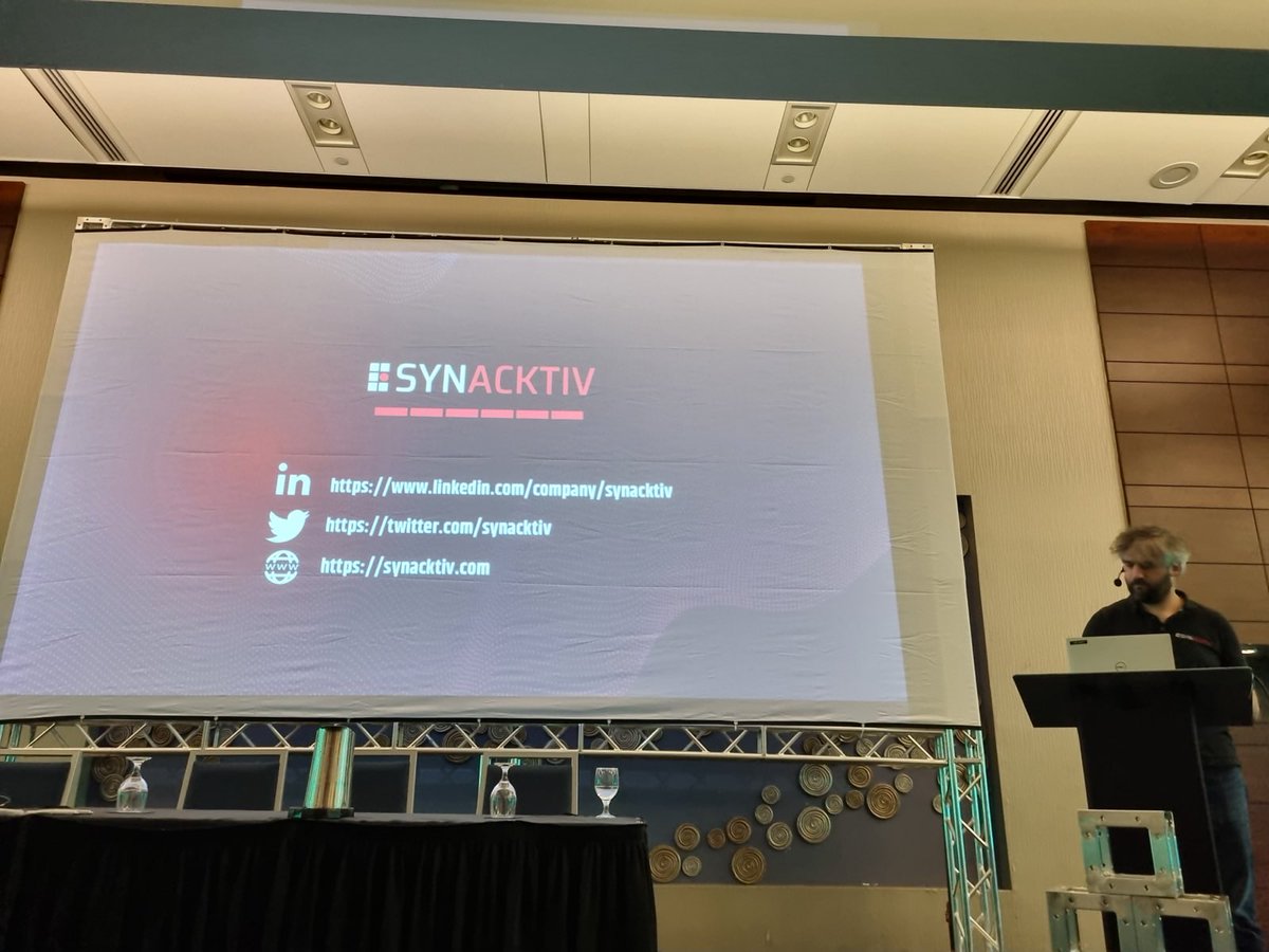 Our ninja <a href="/_lucas_georges_/">Lucas Georges</a> was on stage today during <a href="/reconmtl/">REcon</a> to talk about physical access control systems security 🔒