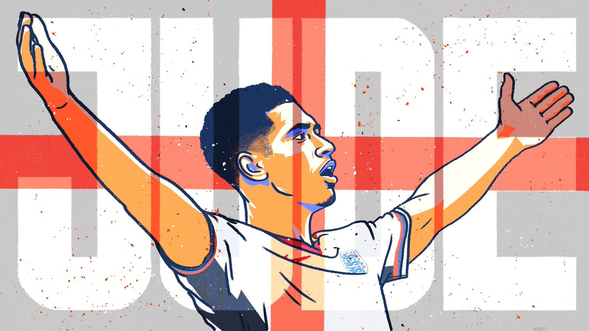 Big game player! 🏴󠁧󠁢󠁥󠁮󠁧󠁿 

——
#jude #bellingham #threelions #EURo2024