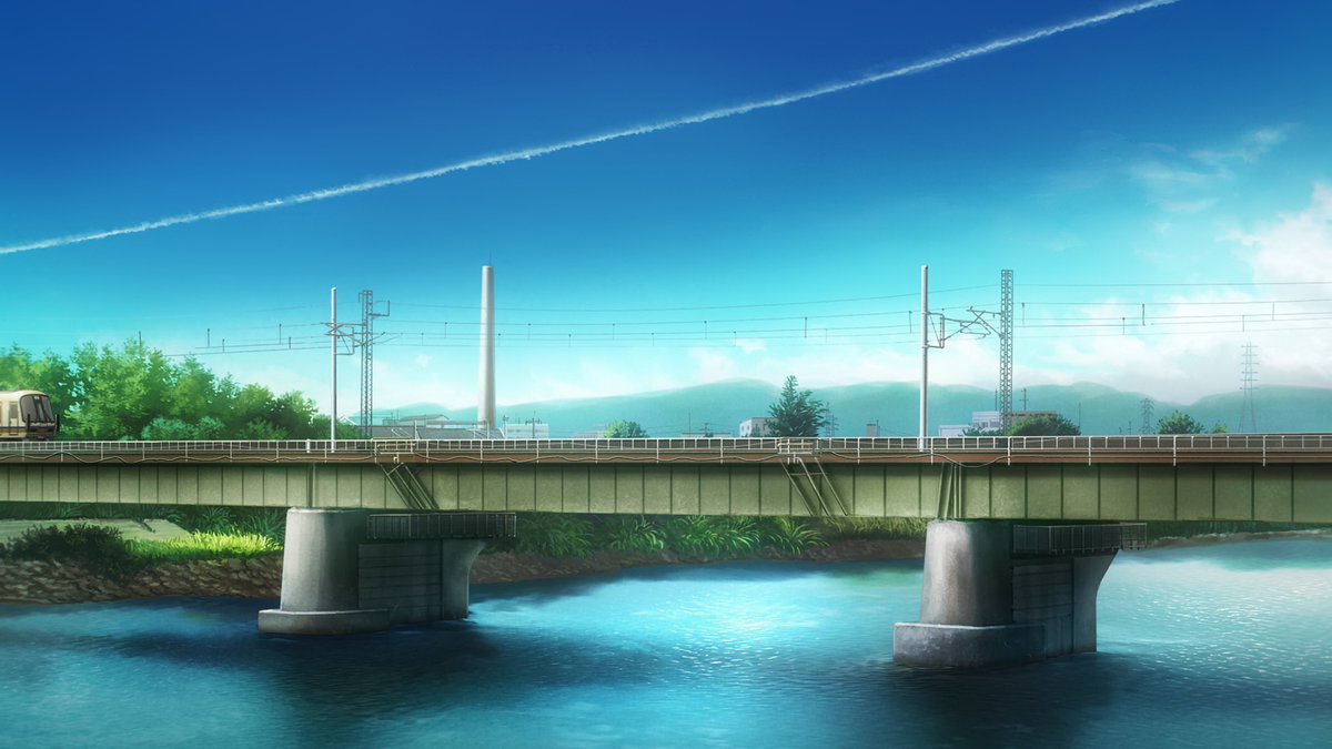 Yuyucow's tweet image. All the hints at the passage of time in the epilogue are cute. The first episode's teaser did it with the much wearier club sign, and now it's underlined with a closeup of tattered Tuba-kun, the acrylics that denote it's not long after Covid, updated real-life architecture, etc