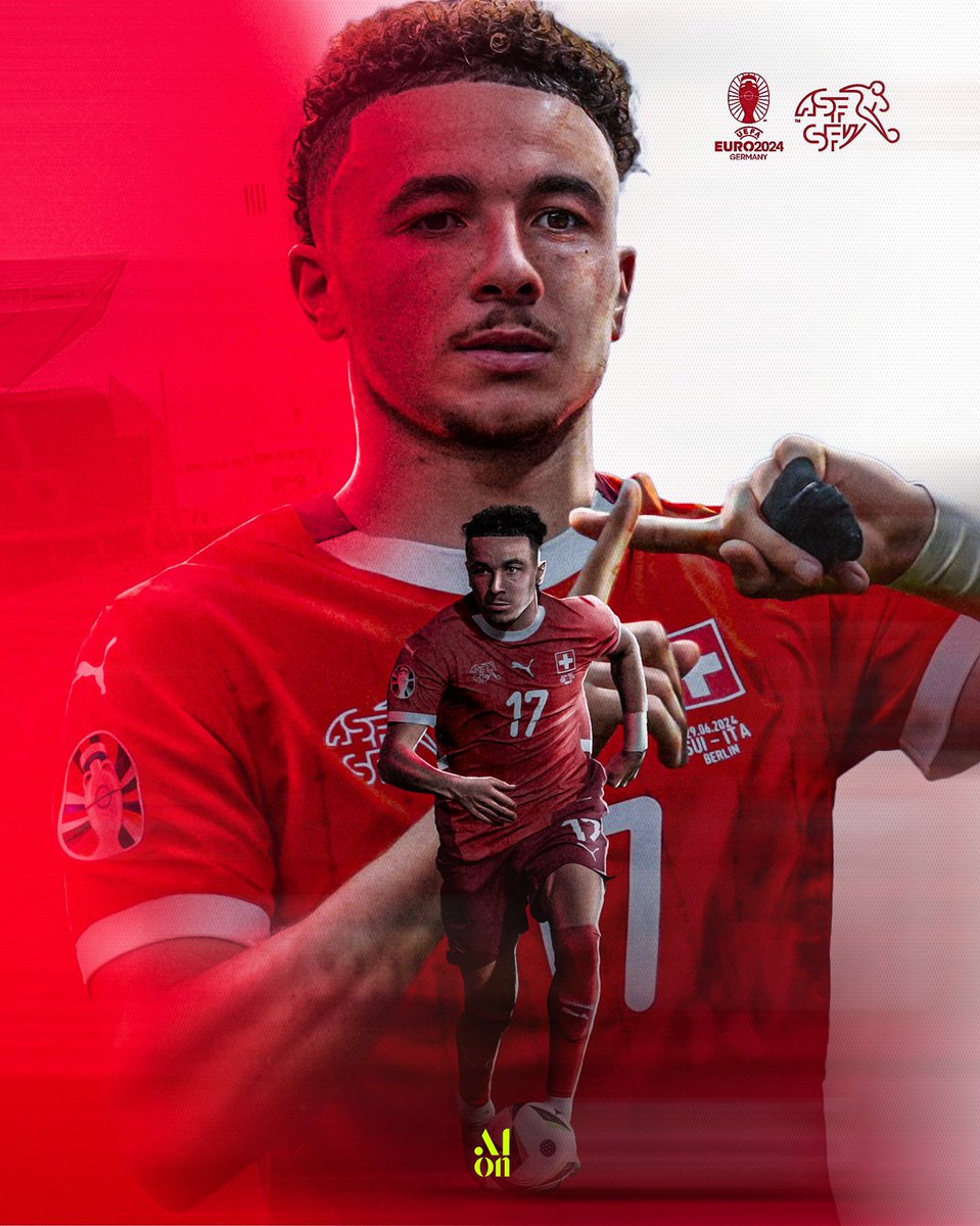AionVisuals's tweet photo. Knock-o̶u̶t̶ In Stage // Switzerland

// 01 - 08

#smsports #euros2024 #swiita #switzerland #vargas #footballedit #soccer #photoshop https://t.co/zwlmglsRem