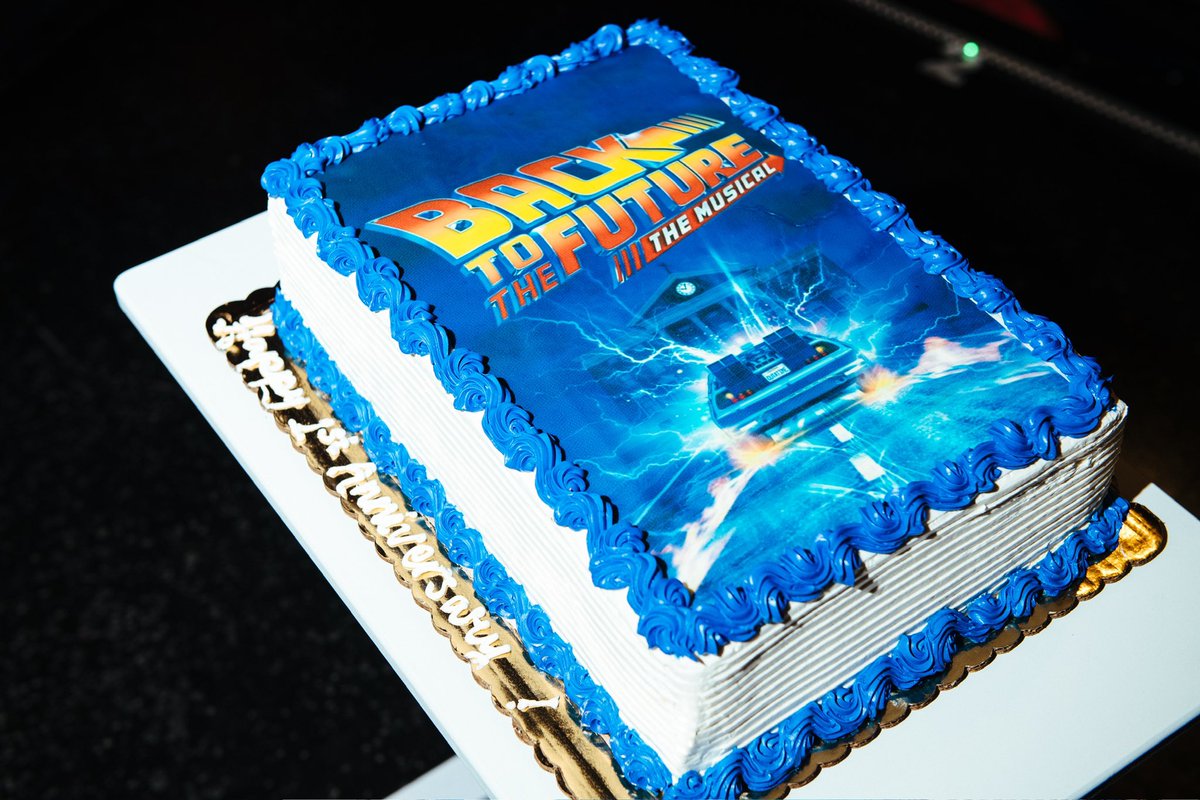 At exactly this time last year we were changing musical theater history for the first time! Happy Anniversary to Back to the Future on Broadway! ⚡️