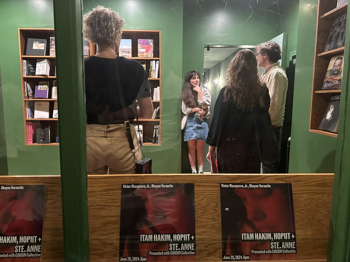 Thank you to everyone who came out to our screening last night at Now Instant Image Hall of Victor Masayesva, Jr.’s ITAM HAKIM, HOPIIT and <a href="/exovedate_ltd/">Vermette</a>’s STE. ANNE! Keep an eye out for future screenings soon! 🖤🎞️🖤