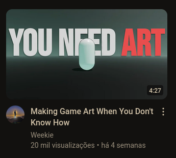 I think <a href="/YouTube/">YouTube</a>  is trying to politely say I suck at my job

#gamedev #indiegame