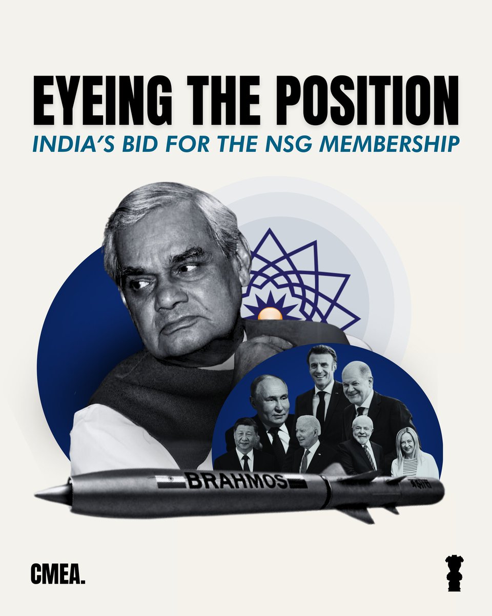 CoveringMea's tweet image. India&apos;s quest for #NSG membership highlights its transition to a responsible nuclear #state, aiming to become a leading supplier of advanced nuclear #technologies, including fast-breeder #reactors and thorium-based systems.