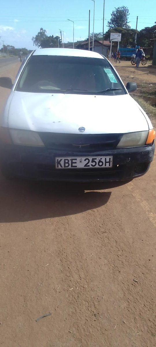 PreciseCService's tweet image. The trending number plate car that was used to abduct Hon Keter is not the original one... the number plate is registered to a resident here in Samburu county and this is the car white Nissan.

#butita #OccupyEverywhere #KBE256H