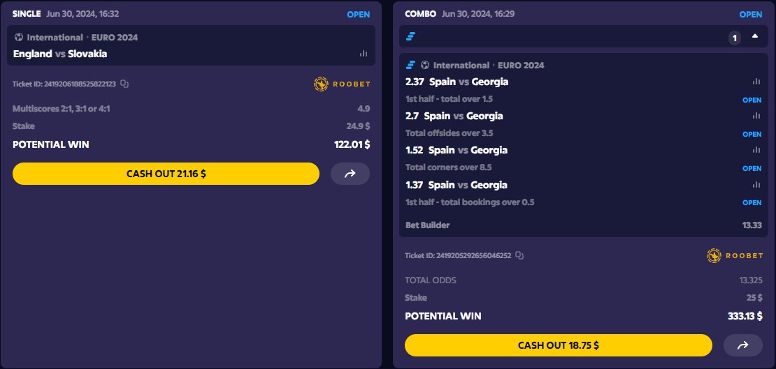 the187crew's tweet photo. ⭐️ EURO 2024 GIVEAWAY ⭐️

IF ONE OF THESE HIT TODAY, I AM GIVING AWAY $10 TO 5!

RT, FOLLOW &amp; DROP YOUR @roobet USERNAME

GL ⚽️💚 https://t.co/VycApIZeCv