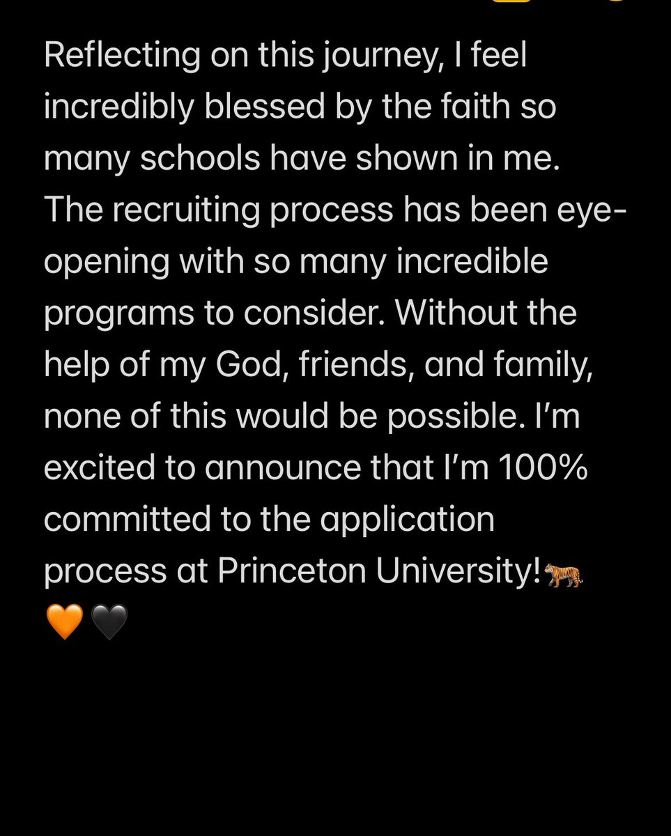 London Bironas (@london_bironas) on Twitter photo #AGTG I’m 100% committed to the application process at Princeton University!! <a href="/CoachBobSurace/">Bob Surace '90</a> <a href="/Coach_Mende/">Mike Mendenhall</a> <a href="/JamesWilhoit25/">James Wilhoit</a> <a href="/HKA_Tanalski/">Adam</a> <a href="/KohlsKicking/">Kohl's Kicking Camps</a> <a href="/Coach_Radke/">Luke Radke</a> <a href="/MentalGamePro/">Coach Nicole</a> <a href="/theBAFootball/">Brentwood Academy Football</a> <a href="/strength_ba/">BA Strength & Conditioning</a> <a href="/PrincetonFTBL/">Princeton Football</a> #AGTG I’m 100% committed to the application process at Princeton University!! <a href="/CoachBobSurace/">Bob Surace '90</a> <a href="/Coach_Mende/">Mike Mendenhall</a> <a href="/JamesWilhoit25/">James Wilhoit</a> <a href="/HKA_Tanalski/">Adam</a> <a href="/KohlsKicking/">Kohl's Kicking Camps</a> <a href="/Coach_Radke/">Luke Radke</a> <a href="/MentalGamePro/">Coach Nicole</a> <a href="/theBAFootball/">Brentwood Academy Football</a> <a href="/strength_ba/">BA Strength & Conditioning</a> <a href="/PrincetonFTBL/">Princeton Football</a>