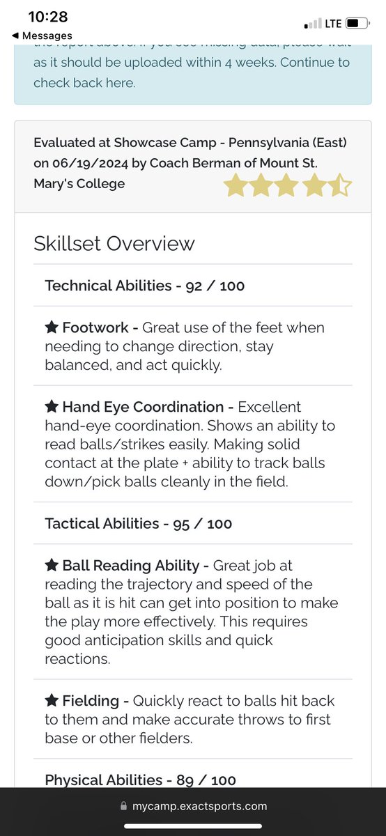 liam_schwinn10's tweet photo. Thank you to @calberman35 for the evaluation at the @EXACTSports showcase.

Below are videos from the showcase:

Hitting- https://t.co/WfEXfY25at
Outfield-https://t.co/ijY9vEWK3H
Infield-https://t.co/tUzczkrgQm
60 time: 6.9 https://t.co/7eBnDeJWQg