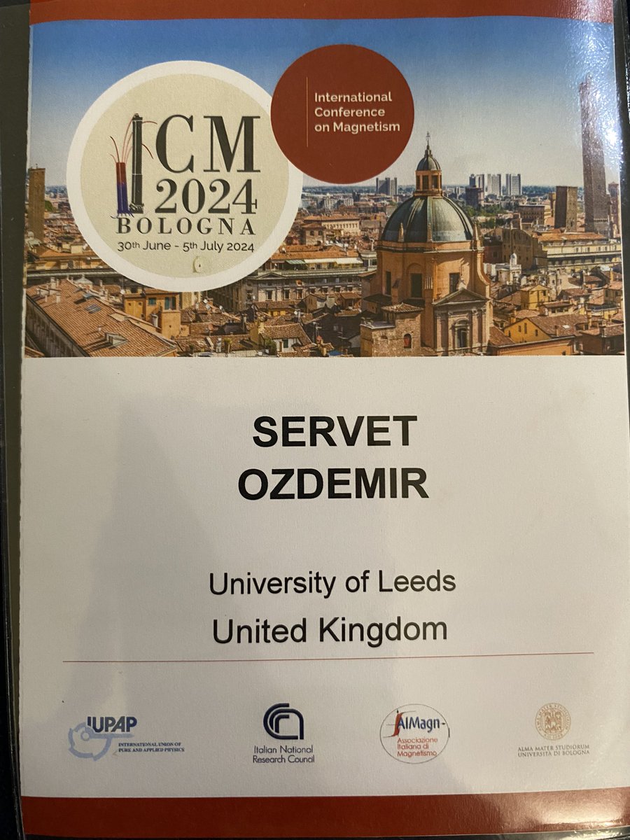 Excited to be participating to #ICM2024. Those who are around - feel free to catch my talk on Thursday on the 4th- I will be talking about a novel anisotropy switching effect we have found on metal-organic molecule interfaces and the physics behind it. #magnetism #AcademicTwitter