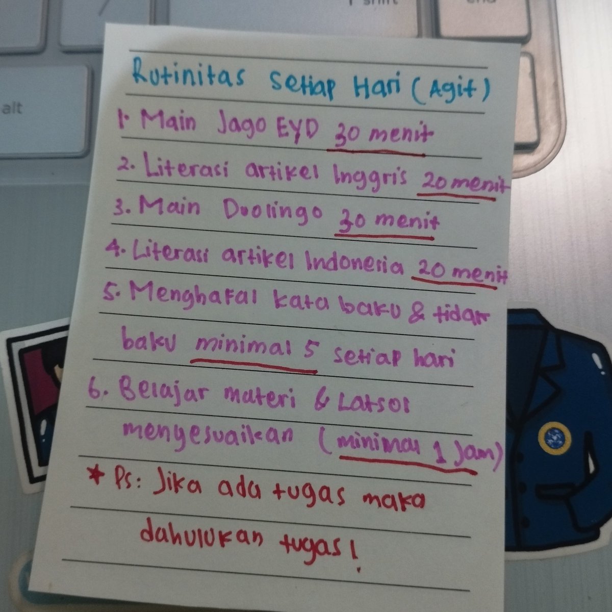 Semoga konsisten🤲🤲🤲