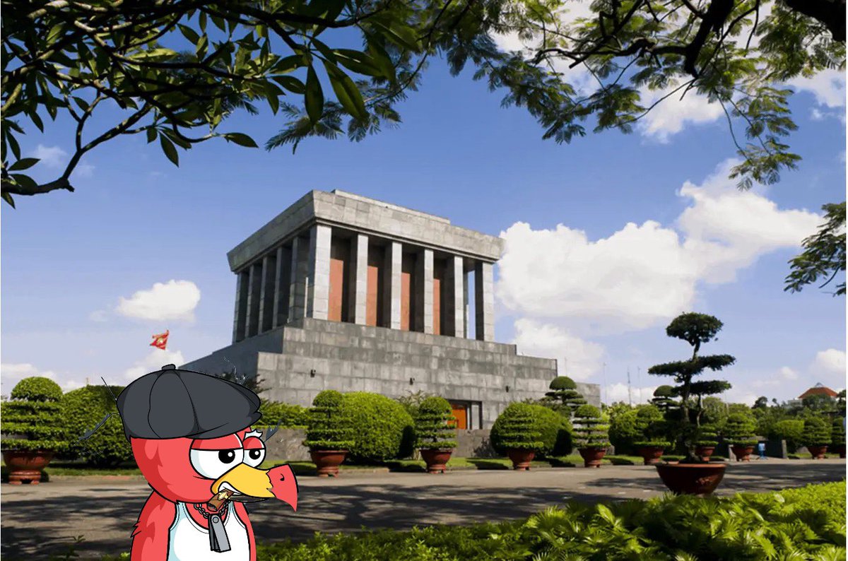 Hochiminh's mausoleum in the early morning ❤️
#GlobalGoons #PlumeTestnet