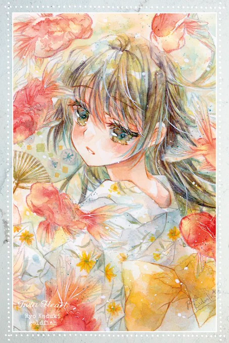 #画像だけで夏を感じさせる選手権 赤い金魚 