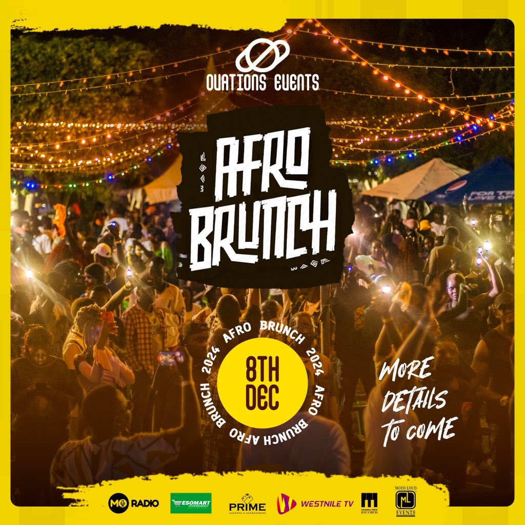 ARUA

WE BACK ON THE 8th OF DECEMBER FOR THE 6th EDITION. MORE DETAILS COMING SOON. 

#afrobrunchArua