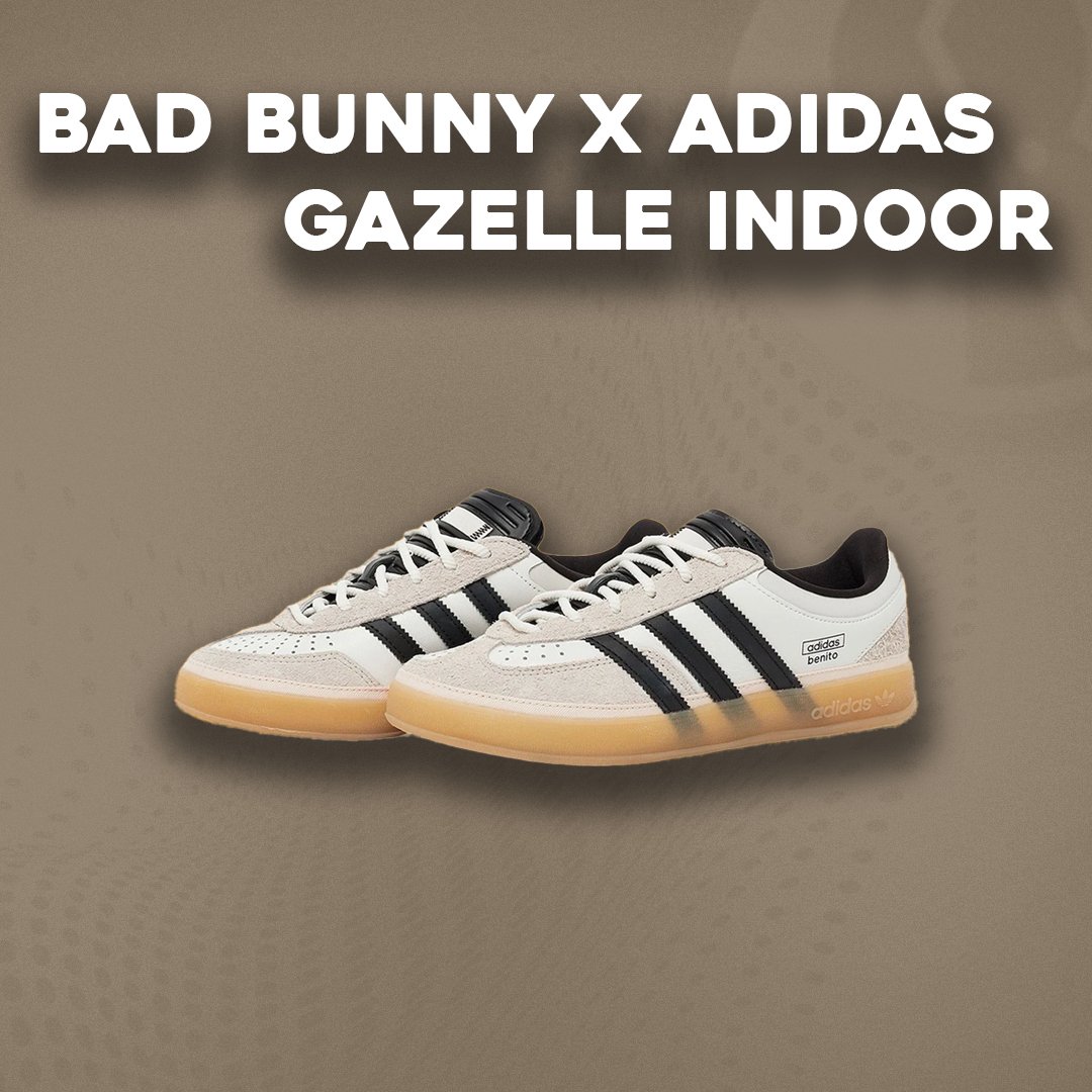 BackdoorMyth's tweet image. After debuting in a blue “San Juan” colorway earlier this year, the Bad Bunny x adidas Gazelle Indoor has been revealed in a new colorway that’s set to release this summer. Compared to its predecessor, it features a more subdued everyday look, using earth tones.

Join now.
