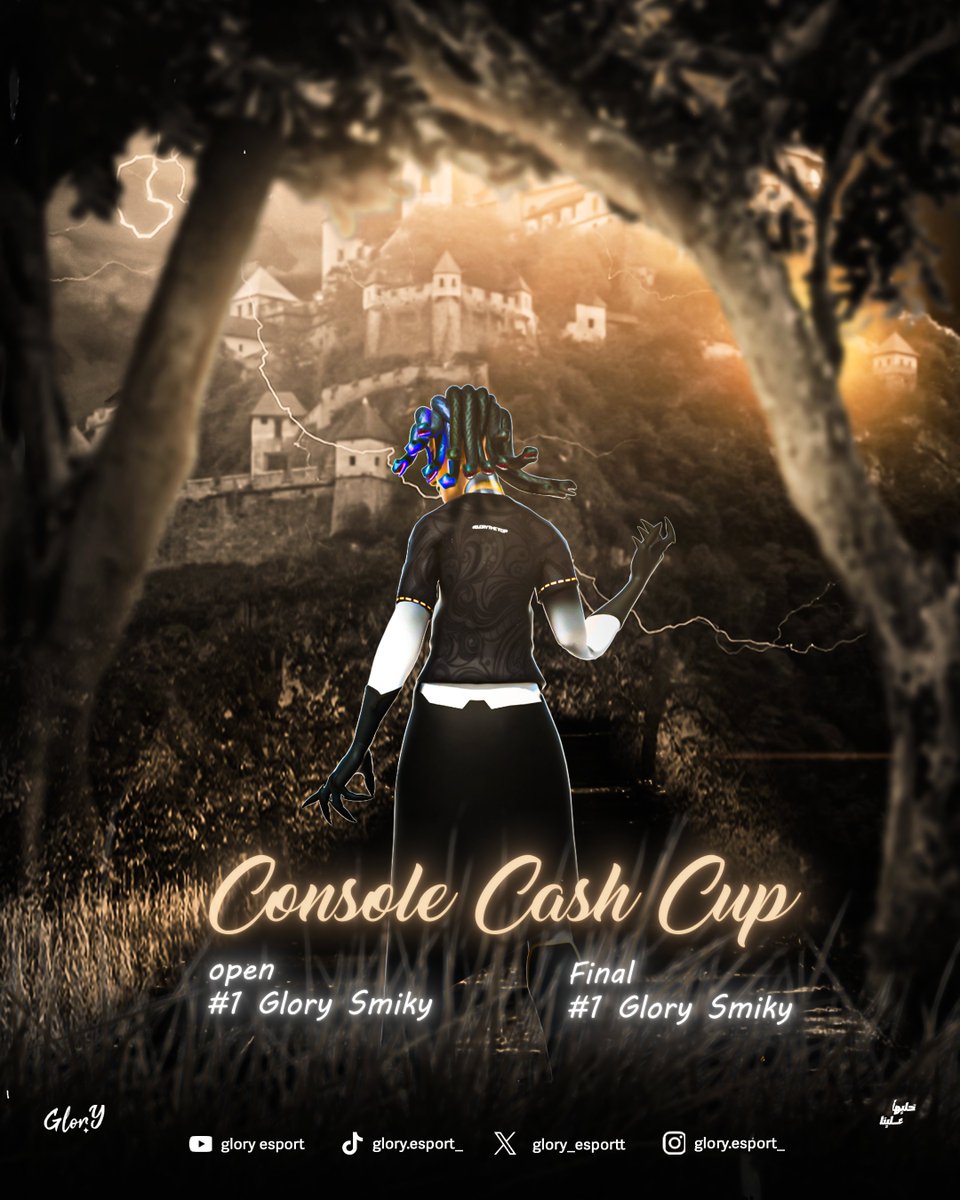 Success comes only to those who believe in themselves and are prepared to win it was only a matter of time. Well done

Console Cash Cup
Glory Smiky occupies the top positions without a doubt

To request the design via accounts:

  #خليها_علينا
 #Glorythetop