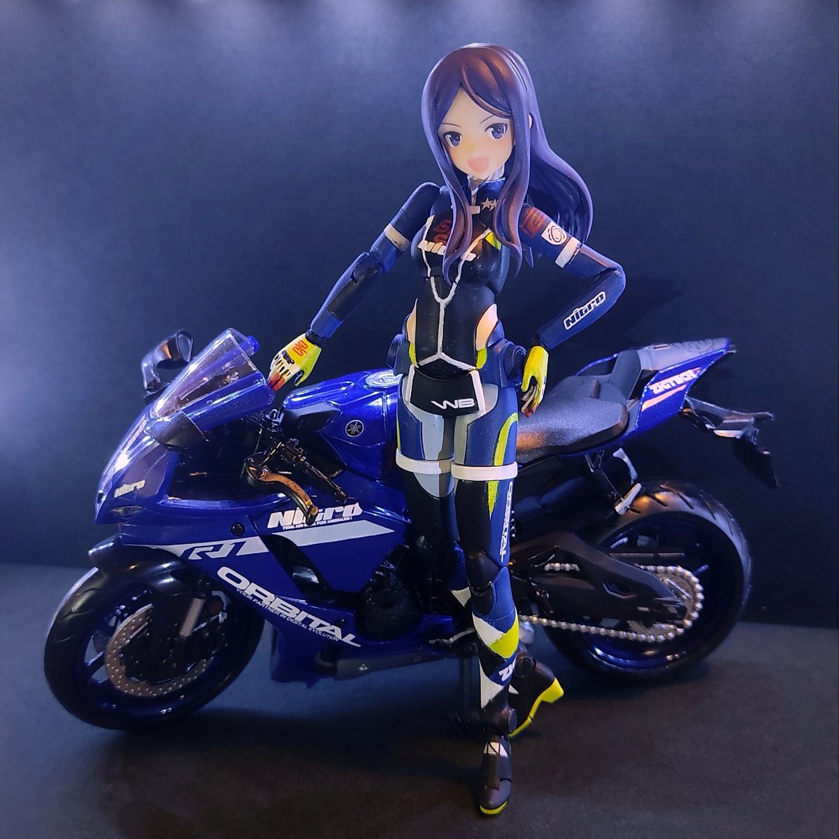 仁紀藤 奏 with YAMAHA YZF R-1 [AEGiS Ace Suit Personal Color Edit
