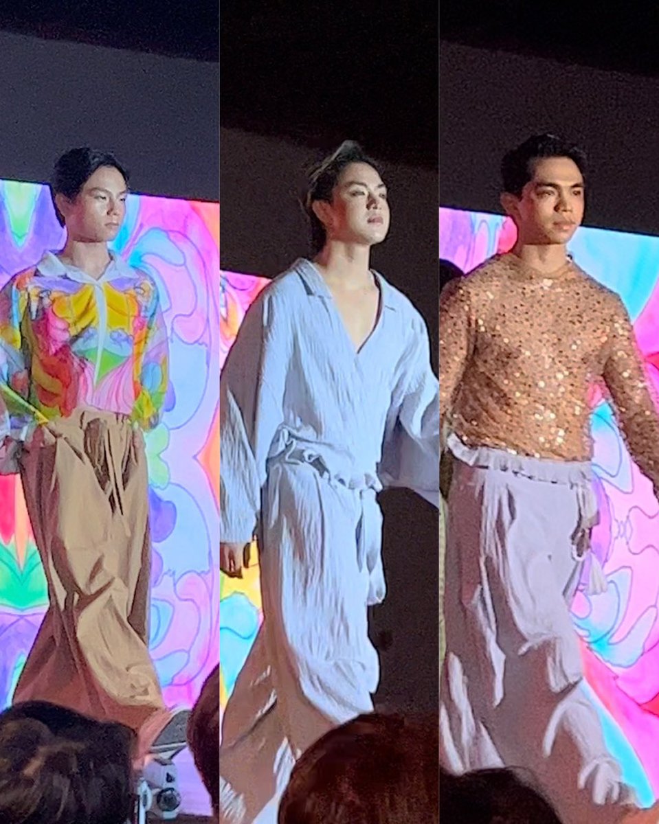 philconcerts's tweet photo. Basil Malicsi showcased an array of vibrant works at the #StyleConquest2024, featuring AJAA’s Alex, Yes My Love’s Jeff and VXON’s C13. https://t.co/8CQDTpZatw