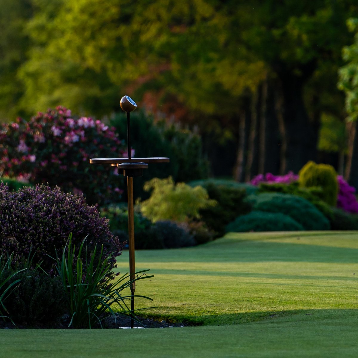 Not many places where you can take a glass of wine out onto the putting green in the evening. We’re delighted with the recent addition of hickory course furniture to our putting course, and even more so seeing people using it on the summer evenings we have enjoyed of late.