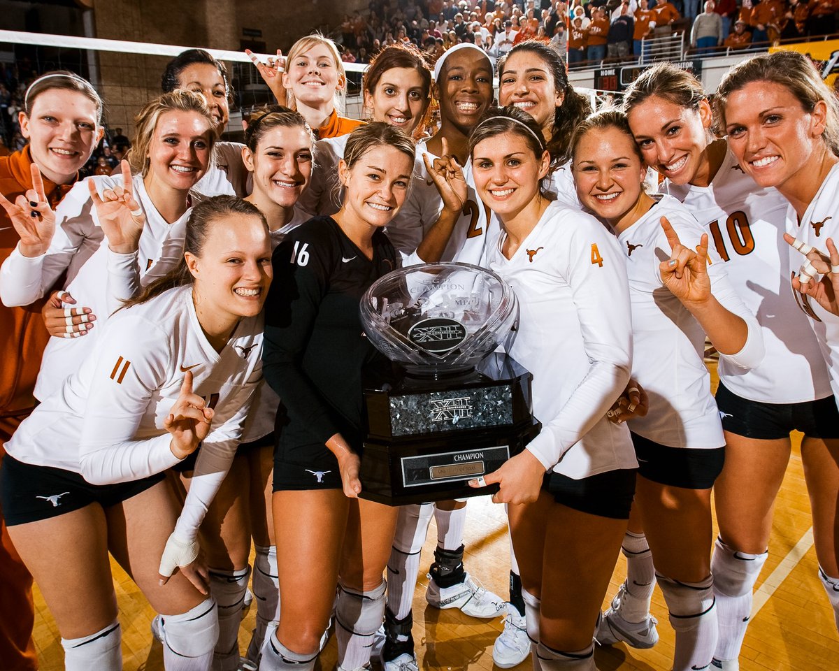 TexasVolleyball's tweet photo. nice knowing ya, @Big12Conference 🤘🏆

#HookEm https://t.co/yuaX1MKGMw