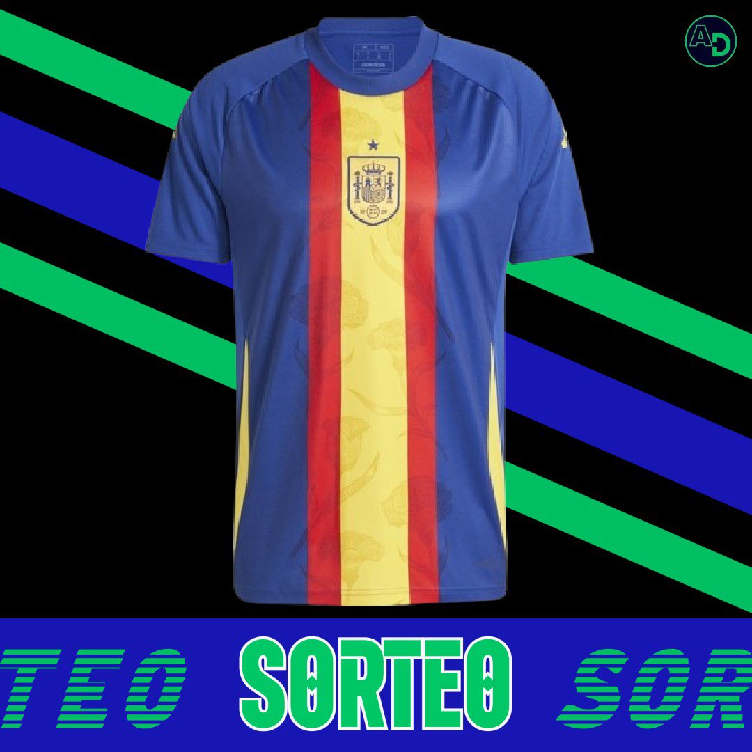 🎁 𝐒𝐎𝐑𝐓𝐄𝐎 𝐂𝐀𝐌𝐈𝐒𝐄𝐓𝐀 𝐄𝐒𝐏𝐀𝐍̃𝐀

📌 Si España gana frente a Georgia 🇬🇪 con gol de Lamine Yamal, sorteamos la camiseta de su calentamiento para esta #EURO2024.

😍 PD: es una PRECIOSIDAD.

⚠️ Condiciones para participar:

1️⃣ RT
2️⃣ FOLLOW

🍀 ¡Mucha suerte!