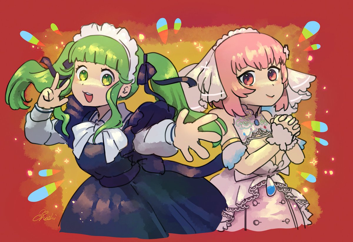 「あとこれはただただ、おふたりのファンアートでし 」|manashi🌱ご依頼一旦ストップのイラスト
