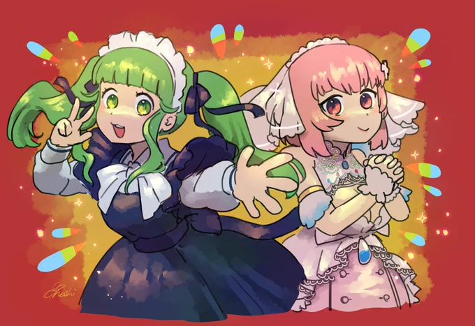 あとこれはただただ、おふたりのファンアートでし 