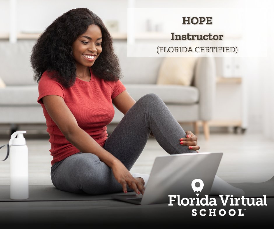 #teachers, we're looking for a Florida Certified HOPE Instructor to join our team. You can learn more and apply today at flvs.net/careers

#educationjobs #remotework