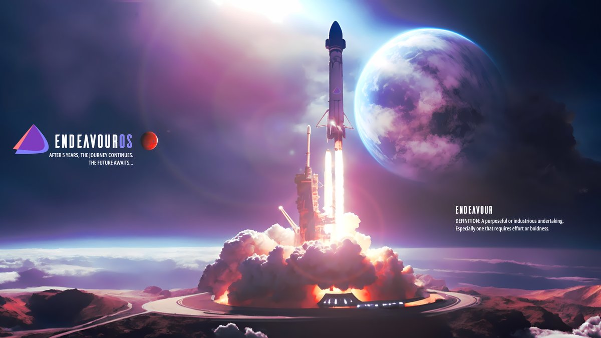 OsEndeavour's tweet image. Our fifth anniversary, the return of ARM and the Endeavour release with Plasma 6.1 is here endeavouros.com/news/our-fifth…
