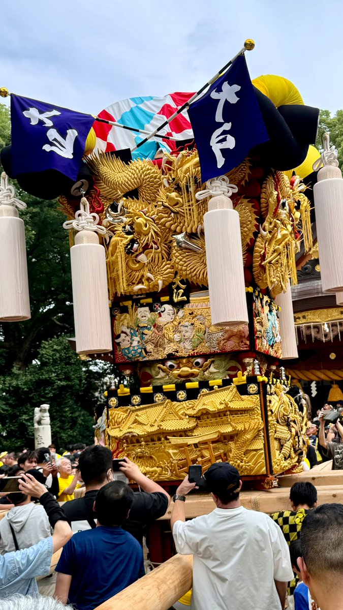 大江太鼓台さん✨ 大漁祈願幕新調おめでとうございました㊗️