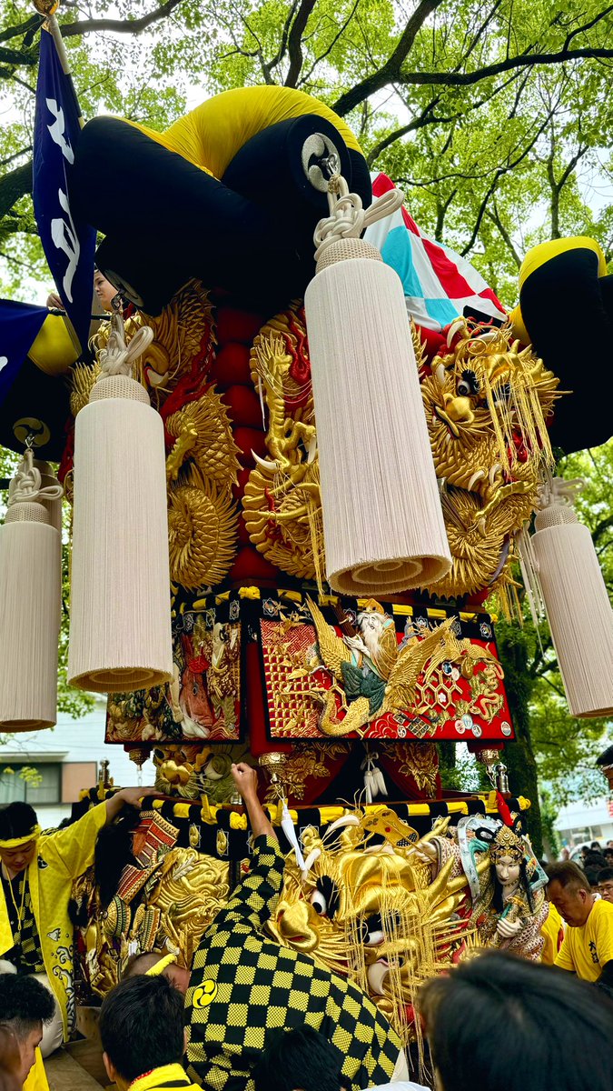 大江太鼓台さん✨ 大漁祈願幕新調おめでとうございました㊗️