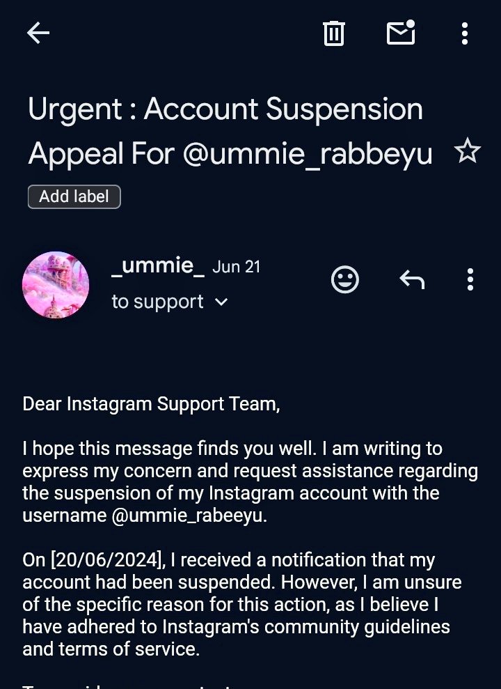 ummie_rabeeyu's tweet photo. @Instagram, my account @ummie_rabeeyu was wrongly disabled for alleged fraud and deception. I believe this is a mistake. Could you please review my case? Thank you. #instagramrecovery #instagramsupport https://t.co/1Gz8fgRCzu