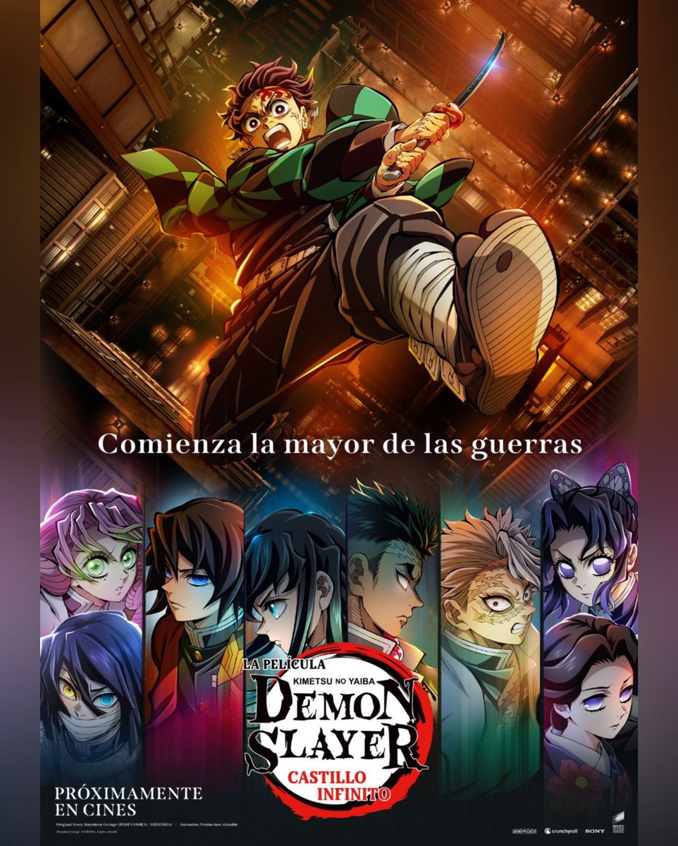 GabyMeza8's tweet photo. EL FINAL SE VERÁ EN CINE 🎬 #Ufotable CONFIRMA que el arco final de #KimetsuNoYaiba (#DemonSlayer) del Castillo Infinito será una TRILOGÍA DE PELÍCULAS que llegará directamente a cines ⚔️ https://t.co/LTbhYwAfUp
