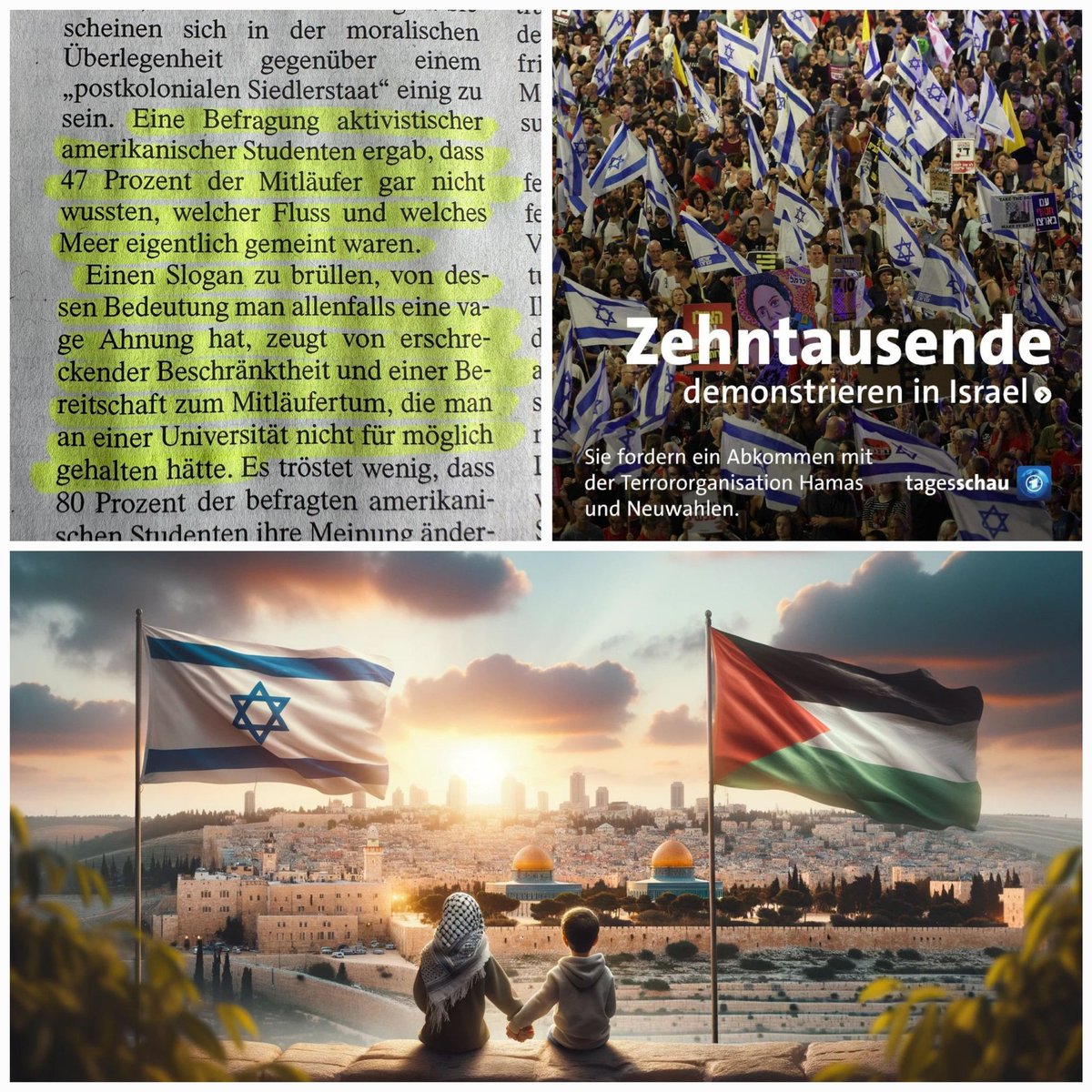 ChrisKarlKnecht's tweet photo. Natürlich kann man auch #Studentenproteste blöd hinstellen und delegitimieren mit der superschlauen Belehrung eines Leistungskurses Geographie & Topographie, wenn es eigentlich um #Solidarität mit den Entrechteten in #Gaza geht und um die totgeschwiegenen Menschheits- #Verbrechen durch #Israel seit 3 Generationen.
#courage2fightApartheid #BDS
.
Man kann einfach auch nur die Hälfte vom #Drama erzählen. Und #Studentenproteste nach 3 Generationen #Unrecht blöd hinstellen, herabsetzen, entwerten mitsamt dem ignorierten Anliegen. So wie es eben hörige #Israelfreunde tun. Literarisch wunderschön. #HertaMüller #courage2fightApartheid
.