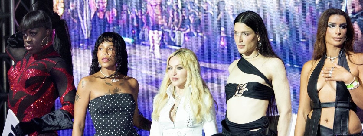 PopCrave's tweet photo. Bob The Drag Queen, Tokischa, Madonna, Arca &amp; Sevdaliza look ethereal at #LadyLand in NYC last night. https://t.co/IqVVKam8vo