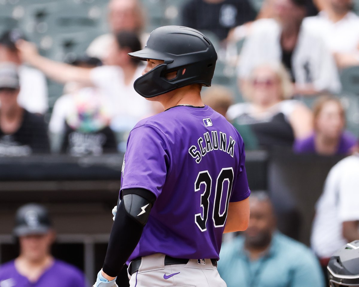 Congrats on your MLB debut Aaron Schunk 🎉