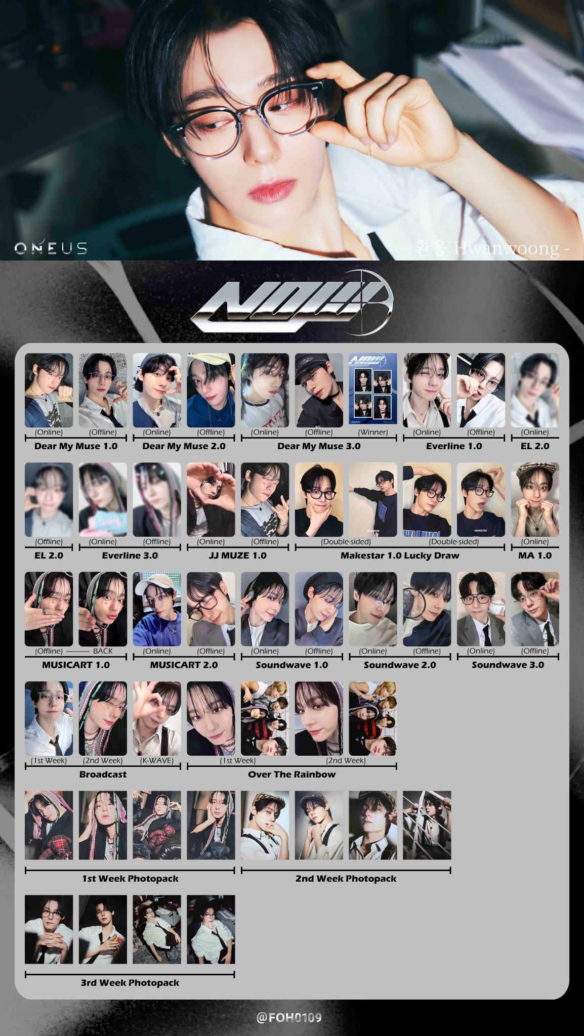 oneus dopamine 808 トレカ　원어스 포카 FOH0109 on X: 