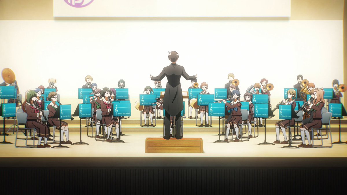 Kuroonumaaa's tweet photo. HIBIKE. EUPHONIUM.

What an amazing ending that I can’t even put into words. I cried so hard as they played their final song with flashbacks of the bands history. I’m so proud of this show. Easily my favorite anime in the last few years 🩷 https://t.co/GuA3Du4icY