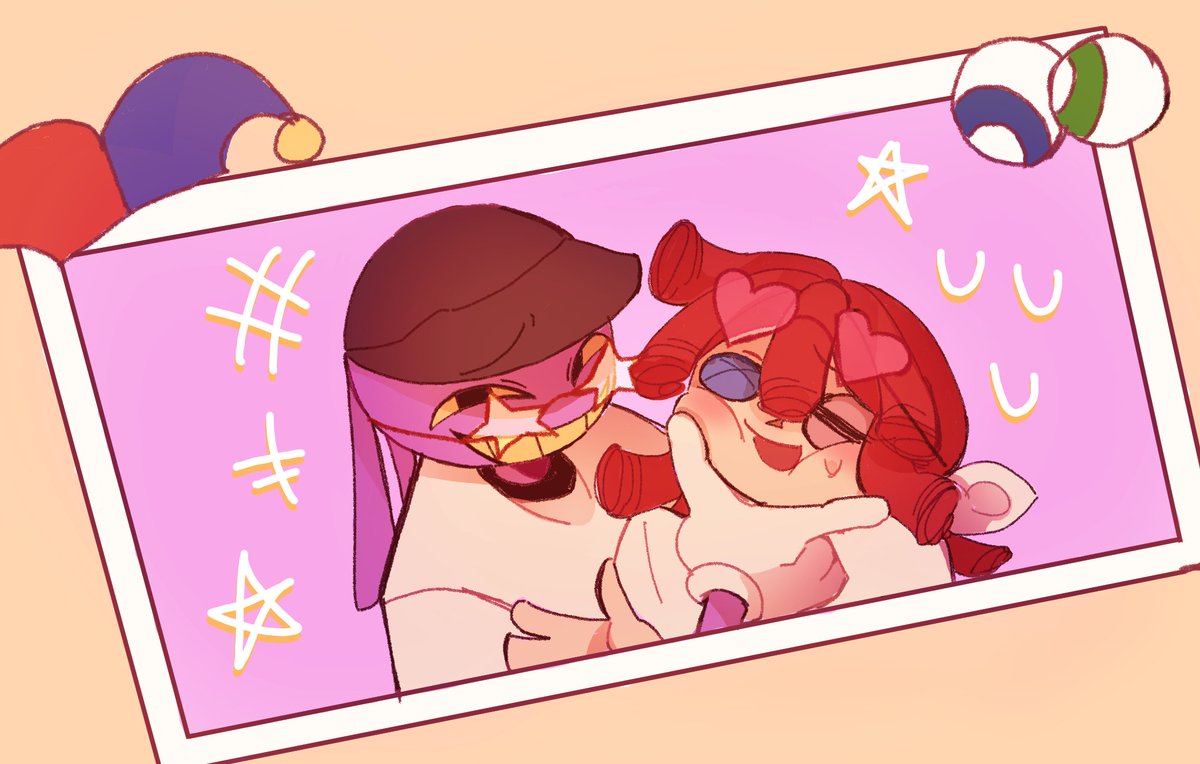 zuuzie_oo's tweet photo. I drew Jax and Ragatha on a date going to that place where you get your photos with silly filters and stickers on.. man i really wanna go there..
#TADC #bunnydoll #jaxxragatha https://t.co/VN53FLZAHJ