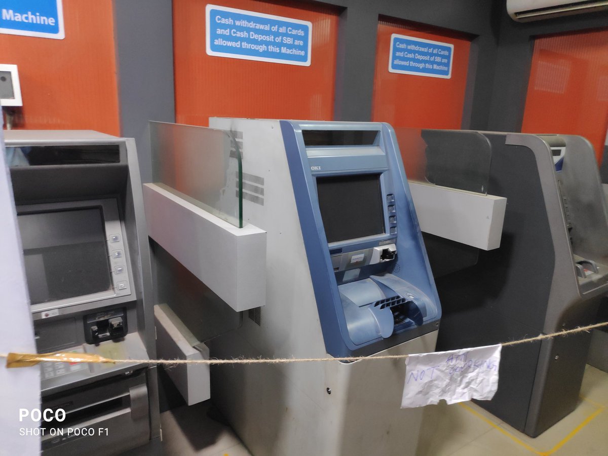 24x7needs's tweet photo. @sbi @RBI the ATM machine in Pondicherry reddiarpalayam branch is not working for 6 months very very worst service from sbi https://t.co/bGe0N9Mlti