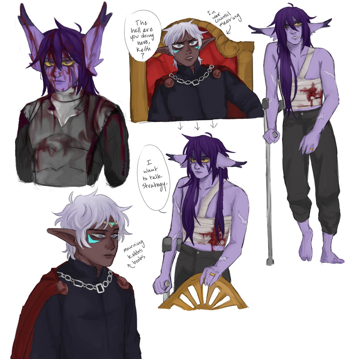 Galtean Au <3 #klance #voltron #vld #keithkogane #lancemcclain