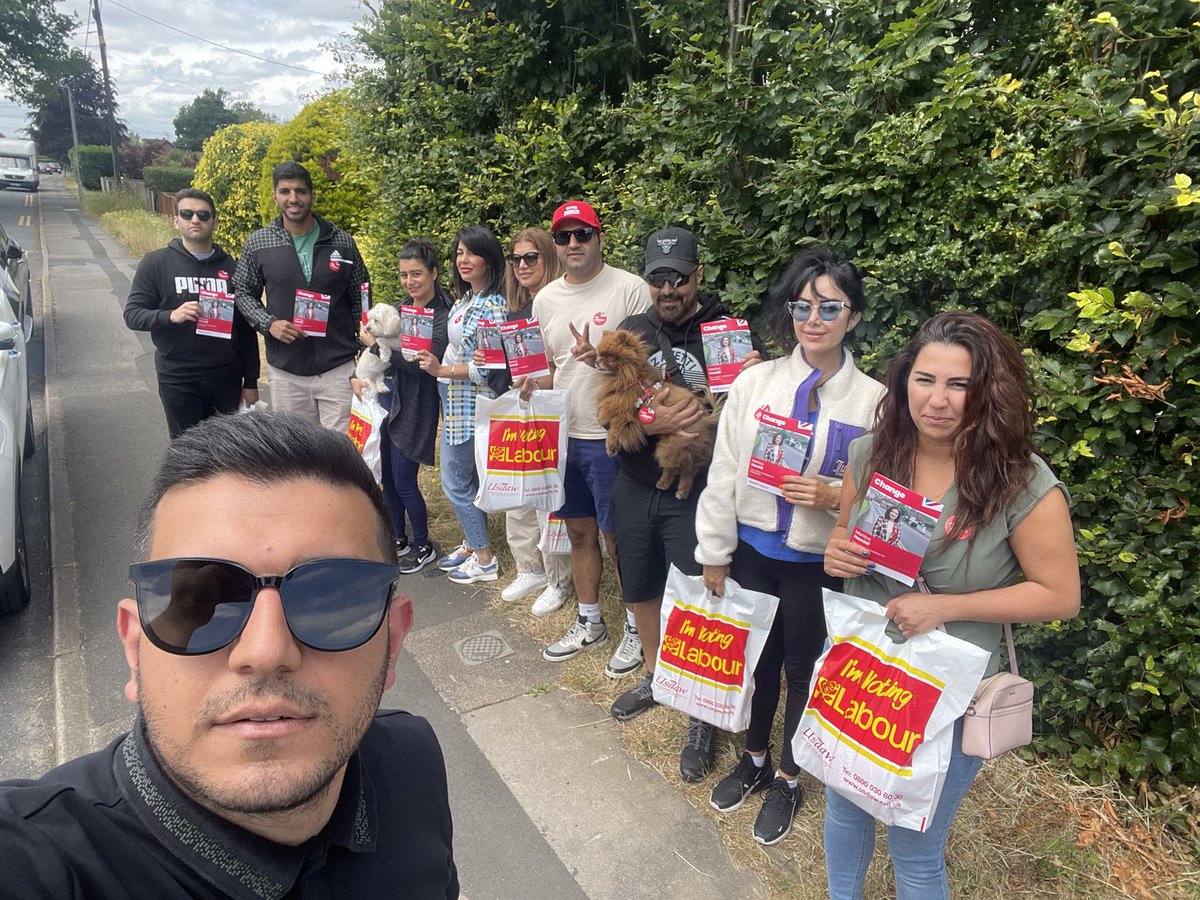 Amazing to have so much support for Labour in Winnersh and Twyford. Labour are in second place, don’t keep a Conservative Government by splitting the vote. #VoteChange #VoteLabour